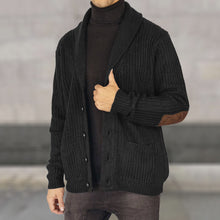 Cargar imagen en el visor de la galería, Men Long Sleeve Loose Cardigan Turn-down Collar Coat