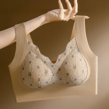 Cargar imagen en el visor de la galería, Fixed-Cup Push-Up Wireless Vest-Style Sleep Bra