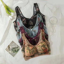 Cargar imagen en el visor de la galería, Women Ink Printing Sexy Vest Brassiere