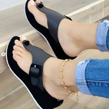 Cargar imagen en el visor de la galería, Ladies Platform Flip Flops