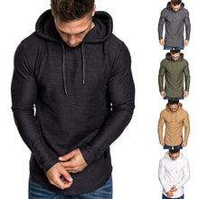 Cargar imagen en el visor de la galería, Men's Long Sleeve Fashion Hoodie