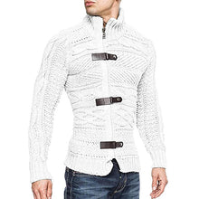 Cargar imagen en el visor de la galería, Men's Round Neck Sweater Casual Knitted Sweater