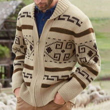 Cargar imagen en el visor de la galería, Sweater Big Cardigan Zip Up Knit