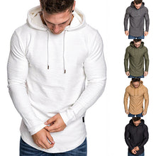 Cargar imagen en el visor de la galería, Men's Long Sleeve Fashion Hoodie