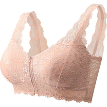Cargar imagen en el visor de la galería, Women's Zip Front Lace Push Up Bra