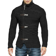 Cargar imagen en el visor de la galería, Men's Round Neck Sweater Casual Knitted Sweater