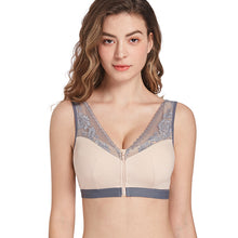 Cargar imagen en el visor de la galería, Front Button Wireless Breathable Sleeping Bra Sports Bra