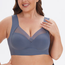 Cargar imagen en el visor de la galería, Integrated Fixed Cup GluE-free Plus Size Sports Bra