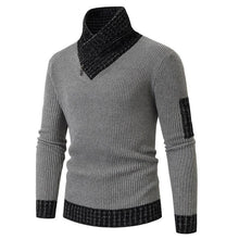 Cargar imagen en el visor de la galería, Men Turtleneck Winter Warm Cotton Pullovers Sweaters