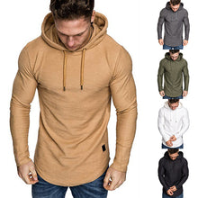 Cargar imagen en el visor de la galería, Men's Long Sleeve Fashion Hoodie