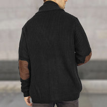 Cargar imagen en el visor de la galería, Men Long Sleeve Loose Cardigan Turn-down Collar Coat