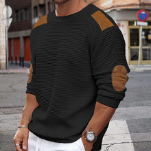 Cargar imagen en el visor de la galería, Men's Sweater Knitting Knitwear Sweatshirt Crew - Neck Easy Care