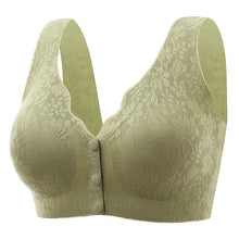 Cargar imagen en el visor de la galería, Front button thin section no steel ring breathable underwear