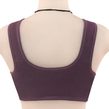 Cargar imagen en el visor de la galería, Ladies Cotton Lace Front Button Bra
