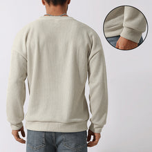 Cargar imagen en el visor de la galería, Men's Winter Sweater Loose Round Neck Thickened Sweater