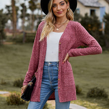 Cargar imagen en el visor de la galería, Sweaters for Women Cardigan Dressy Solid Open Front Long Knited Cardigan Sweater Fashion Loose Fit Coat Tops