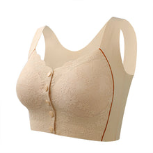 Cargar imagen en el visor de la galería, Women's Front Button No Steel Ring Breathable Bra