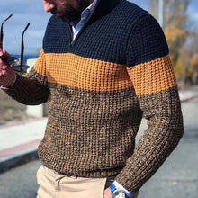 Cargar imagen en el visor de la galería, V-hals Kleur Gebreide Coltrui Sweater
