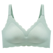 Cargar imagen en el visor de la galería, Women's Summer Thin No Steel Ring Underwear Gathered Seamless Full-Coverage T-Shirt Bra