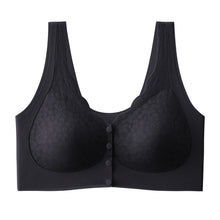 Cargar imagen en el visor de la galería, Front Button Push up Large Size Lace Beautiful Back No Wire Bra