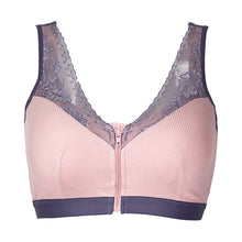 Cargar imagen en el visor de la galería, Front Button Wireless Breathable Sleeping Bra Sports Bra