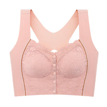 Cargar imagen en el visor de la galería, Women's Front Button No Steel Ring Breathable Bra