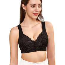 Cargar imagen en el visor de la galería, Sports Bra Women Ribbed Seemless Top Back Smoothing Plus Size