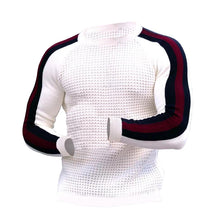 Cargar imagen en el visor de la galería, Mens Knit Sweater Sweater Sweatshirt Knit Slim-Fit Luxury Line