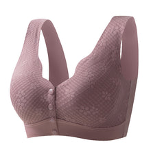 Cargar imagen en el visor de la galería, Women's Front Button Wireless Large Size Tank Top Bra