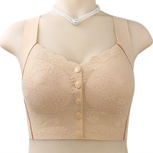 Cargar imagen en el visor de la galería, Women's Front Button No Steel Ring Breathable Bra