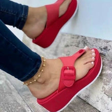 Cargar imagen en el visor de la galería, Ladies Platform Flip Flops