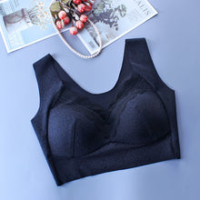 Cargar imagen en el visor de la galería, Women's Thin Wireless Side Push Up Large Size Bra