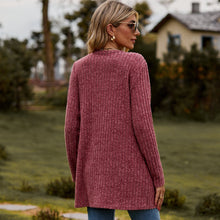 Cargar imagen en el visor de la galería, Sweaters for Women Cardigan Dressy Solid Open Front Long Knited Cardigan Sweater Fashion Loose Fit Coat Tops