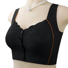 Cargar imagen en el visor de la galería, Women's Front Button No Steel Ring Breathable Bra