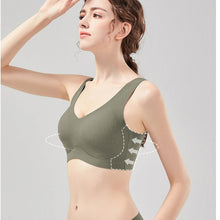 Cargar imagen en el visor de la galería, High Support Sports Bra Supportive V-Neck Wireless Sports Bras