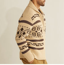 Cargar imagen en el visor de la galería, Sweater Big Cardigan Zip Up Knit