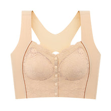 Cargar imagen en el visor de la galería, Women's Front Button No Steel Ring Breathable Bra