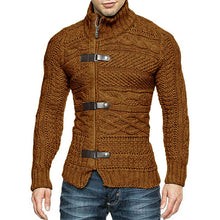 Cargar imagen en el visor de la galería, Men's Round Neck Sweater Casual Knitted Sweater
