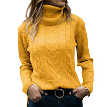 Cargar imagen en el visor de la galería, Women's Turtleneck Sweaters 2024 Fashion Long Sleeve Pullover