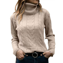 Cargar imagen en el visor de la galería, Women's Turtleneck Sweaters 2024 Fashion Long Sleeve Pullover