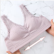 Cargar imagen en el visor de la galería, Women's Pure Cotton Buckleless Breathable Sports Bra