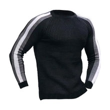 Cargar imagen en el visor de la galería, Mens Knit Sweater Sweater Sweatshirt Knit Slim-Fit Luxury Line