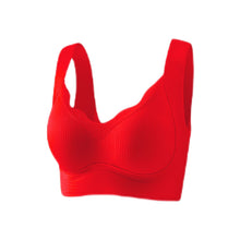 Cargar imagen en el visor de la galería, Women's Fixed Cup Push-up Wireless Breathable Sports Tank Top Bra