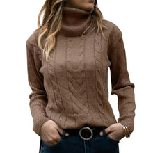 Cargar imagen en el visor de la galería, Women's Turtleneck Sweaters 2024 Fashion Long Sleeve Pullover