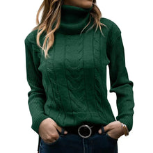 Cargar imagen en el visor de la galería, Women's Turtleneck Sweaters 2024 Fashion Long Sleeve Pullover