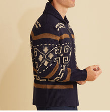 Cargar imagen en el visor de la galería, Sweater Big Cardigan Zip Up Knit