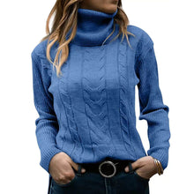 Cargar imagen en el visor de la galería, Women's Turtleneck Sweaters 2024 Fashion Long Sleeve Pullover