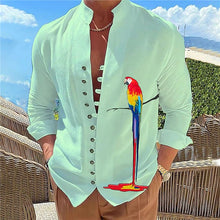 Load image into Gallery viewer, 2024 Camisa de manga larga con cuello estampado - EspaƱa