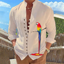 Load image into Gallery viewer, 2024 Camisa de manga larga con cuello estampado - EspaƱa