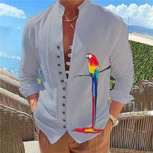 Load image into Gallery viewer, 2024 Camisa de manga larga con cuello estampado - EspaƱa
